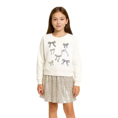 Lilt Big Kid Girls 2-pc. Skirt Set In White