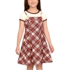 Lilt Big Kid Girls Midi Checked 2-pc. Dress Set In Multi