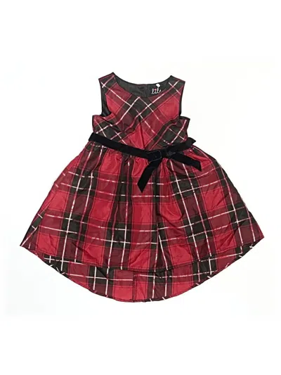 Pre-owned Lilt Kids' Dress In Burgundy