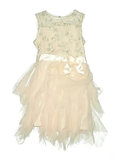 Pre-owned Lilt Kids' Dress In Ivory