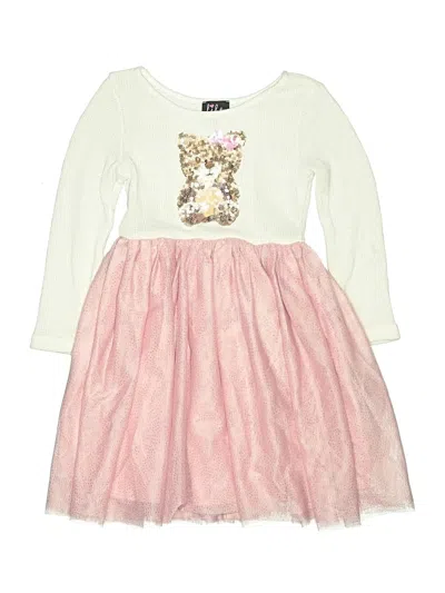 Pre-owned Lilt Kids' Dress In Pink