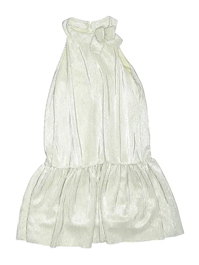Pre-owned Lilt Kids' Dress In Silver