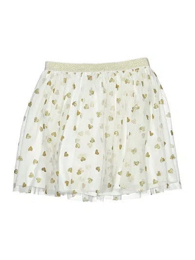 Pre-owned Lilt Kids' Skirt In Ivory