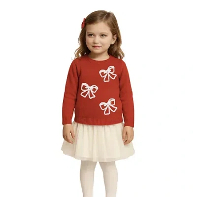 Lilt Babies' Toddler Girls 3-pc. Skirt Set In Red