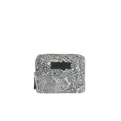Lily And Lionel Brown Cosmetic Bag Hidden Leopard