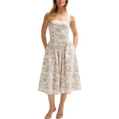 LILY AND LIONEL LILY AND LIONEL HAYLEY CORSET INSPIRED MIDI DRESS