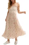 Lily And Lionel London Women's Annie Smocked Print Maxi Dress In Neutral