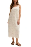 Lily And Lionel Lotus Ribbon Work Scallop Hem Top In White
