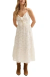 Lily And Lionel Onita Tiered Broderie Anglaise Midi Dress In White