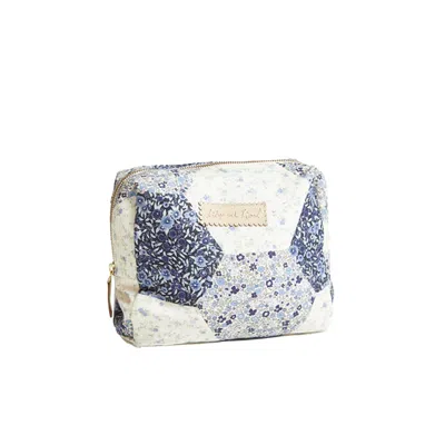 Lily And Lionel Wash Bag Aster Patchwork Blue