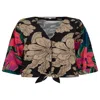 Lily And Lionel Women's Black Celeste Blouse In Multi In Black