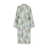 Lily And Lionel Women's Corina Kimono Style Summer Patchwork Print Robe In Multi