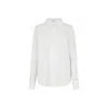 Lily And Lionel Dapper Double Placket Stripe Shirt In White