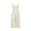 Lily And Lionel Hayley Corset Inspired Midi Dress In Brown