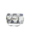 Lily And Lionel Women's Overnight Bag Aster Patchwork Blue In Blue