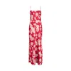 Lily And Lionel Roxy Spaghetti Strap Maxi Dress In Multi