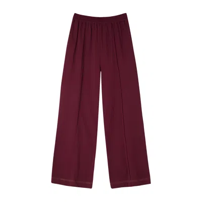 Lily And Lionel Women's Red Bowie Trouser In Burgundy