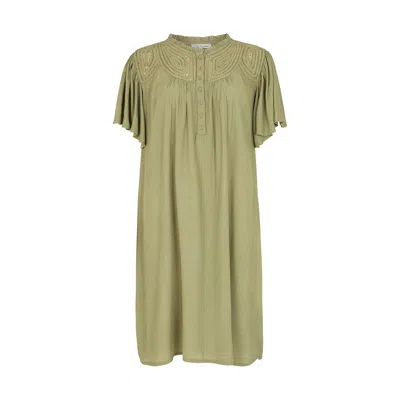 Lily And Lionel Women's Roma Angel Sleeve Mini Dress In Green