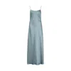 Lily And Lionel Roxy Spaghetti Strap Maxi Dress In Blue