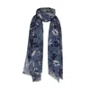 Lily And Lionel Women's Sorella Oversized Floral Printed Scarf In Blue In Blue