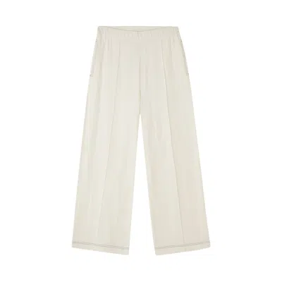 Lily And Lionel Women's White Bowie Trouser In Cream