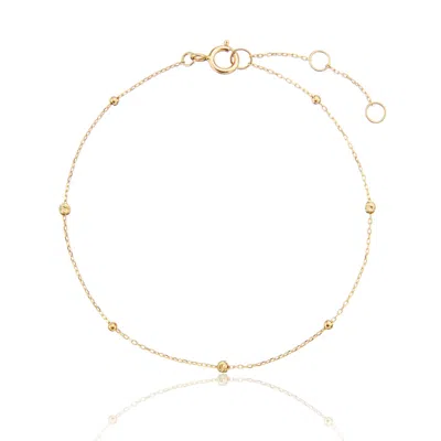 Lily & Roo Gold Beaded Chain Bracelet