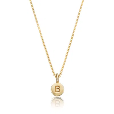 Lily & Roo Gold Extra Small Personalised Disc Necklace