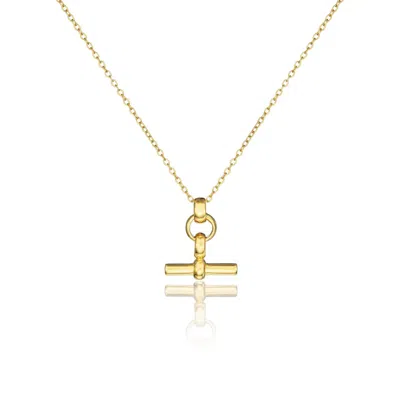 Lily & Roo Gold Mini T-bar Necklace