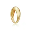 Lily & Roo Gold Plain Dome Ring