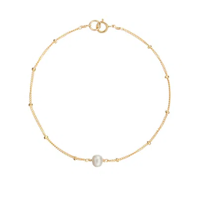 Lily & Roo Gold Satellite Pearl Bracelet
