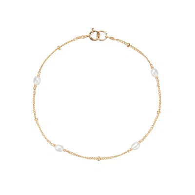 Lily & Roo Gold Seed Pearl Satellite Bracelet