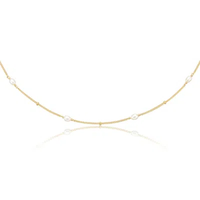 Lily & Roo Gold Seed Pearl Satellite Choker