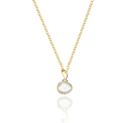 Lily & Roo Gold Single Pearl Necklace