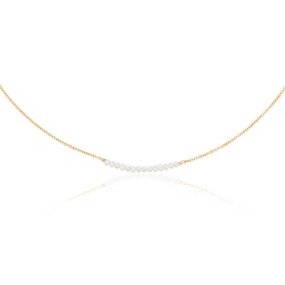 Lily & Roo Gold Small Pearl Cluster Choker