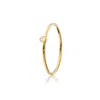 Lily & Roo Gold Thin Diamond Style Stacking Ring