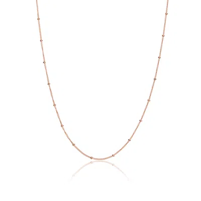 Lily & Roo Rose Gold Satellite Chain Necklace