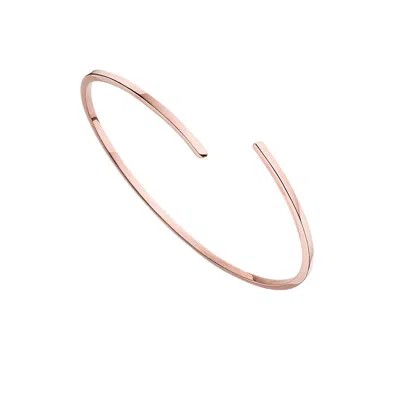 Lily & Roo Rose Gold Thin Spiral Bangle