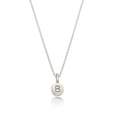 Lily & Roo Silver Extra Small Personalised Disc Necklace