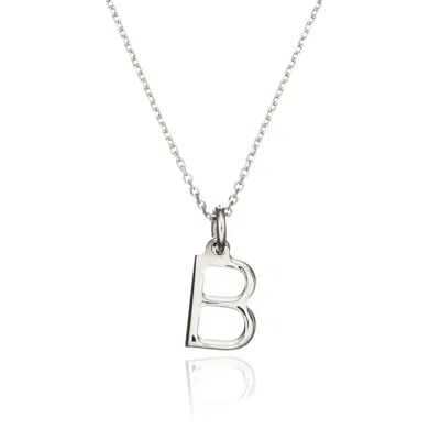Lily & Roo Silver Initial Letter Necklace
