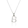 Lily & Roo Silver Initial Letter Necklace