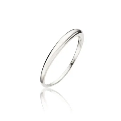 Lily & Roo Silver Mini Dome Ring