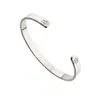 Lily & Roo Silver Thick Engraved Bangle