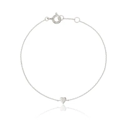 Lily & Roo Silver Tiny Heart Bracelet