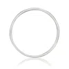 Lily & Roo Silver Wave Bangle In Brown