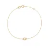 Lily & Roo Solid Gold Floating Diamond Bracelet In Gold