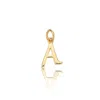 Lily & Roo Solid Gold Individual Curve Initial Charm In Gold