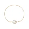 Lily & Roo Women's Gold Baroque Pearl Bangle In Gold