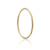 Lily & Roo Women's Gold Thin Plain Stacking Ring In Gold