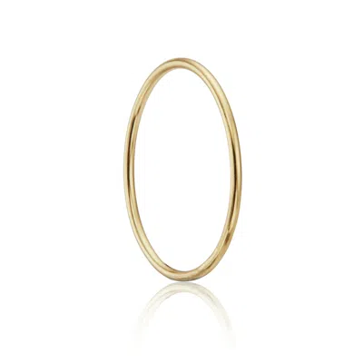 Lily & Roo Women's Gold Thin Plain Stacking Ring
