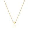 Lily & Roo Women's Gold Tiny Heart Necklace In Gold